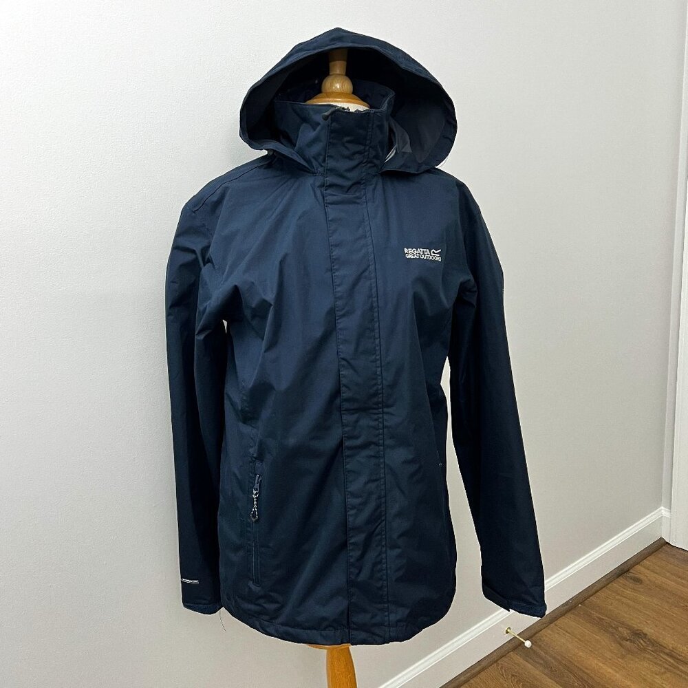 Regatta Men's Modern Rain Jacket Windbreaker Shell Navy Sz M
